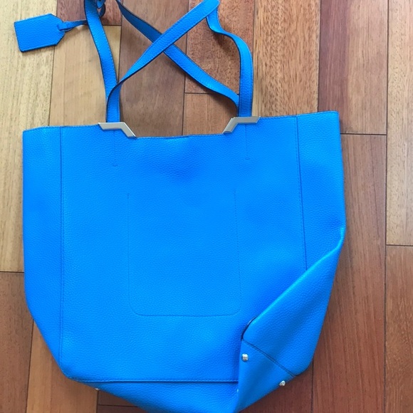 Ralph lauren blue leather tote - Picture 2 of 10